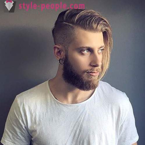 Muodikas miesten pitkä kampaus: kuva ja kuvaus tyylikäs haircuts