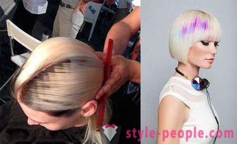 Pixel hiusten värjäys: valokuva, suorituskyky tekniikka