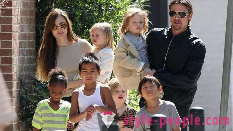 Mitä tiedetään elämää lasten Angelina Jolie ja Brad Pitt