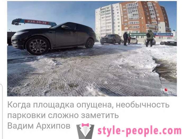 Verkko häiriintynyt video Chelyabinsk maanalainen pysäköinti