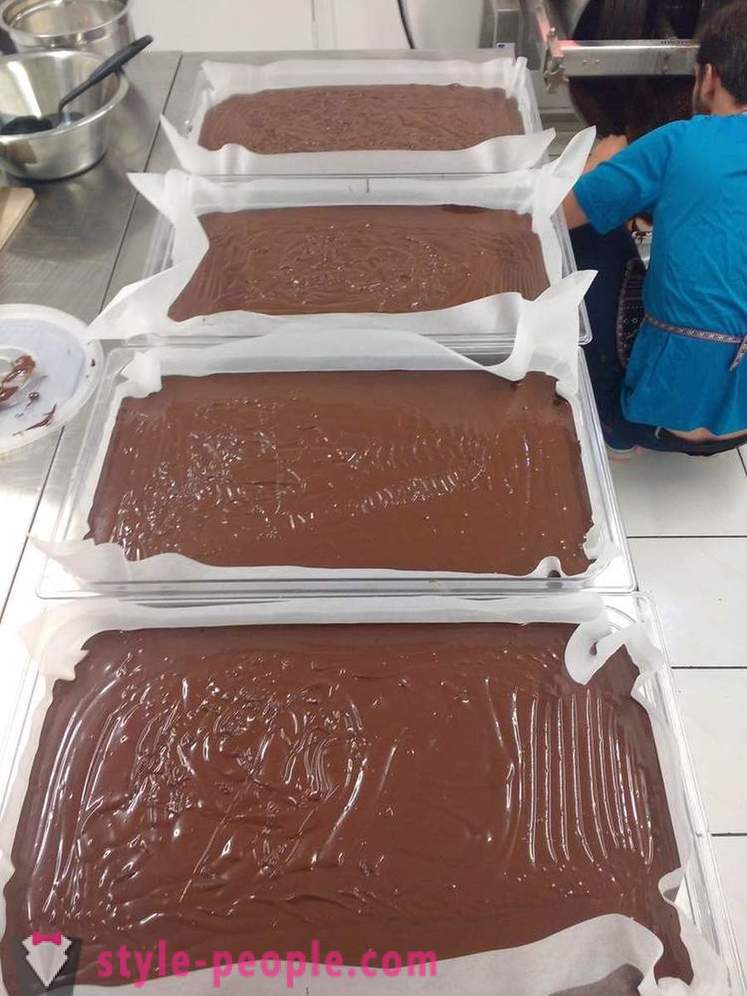 Prosessi kasvaa ja tuottaa suklaa