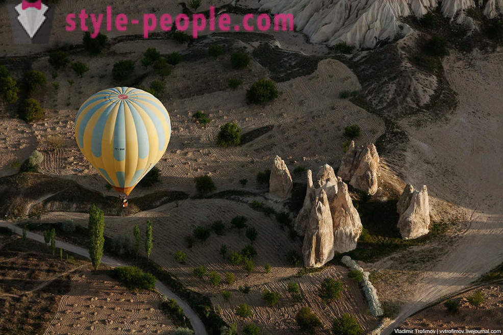Cappadocia on lintuperspektiivistä