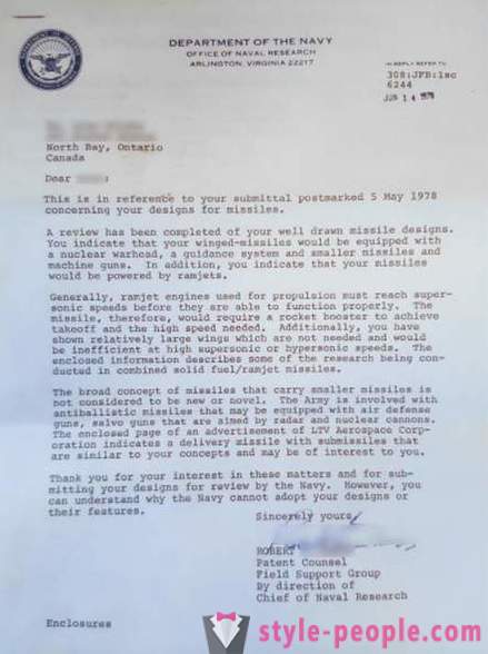 Pentagon vastasi kirjeeseen 40 vuotta myöhemmin