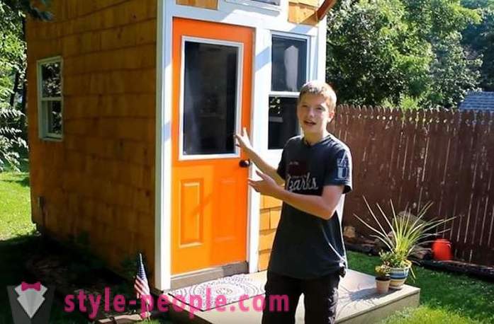 13-vuotias poika rakensi itselleen talon
