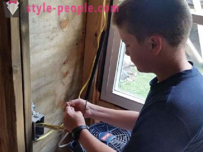 13-vuotias poika rakensi itselleen talon