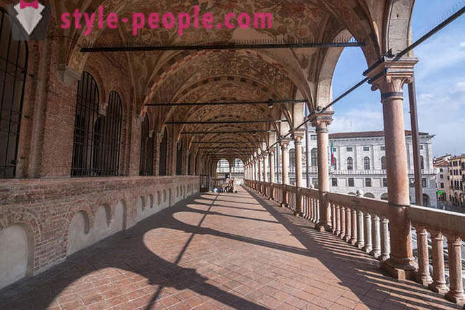 Kävele kaupungissa Italiassa Padovan