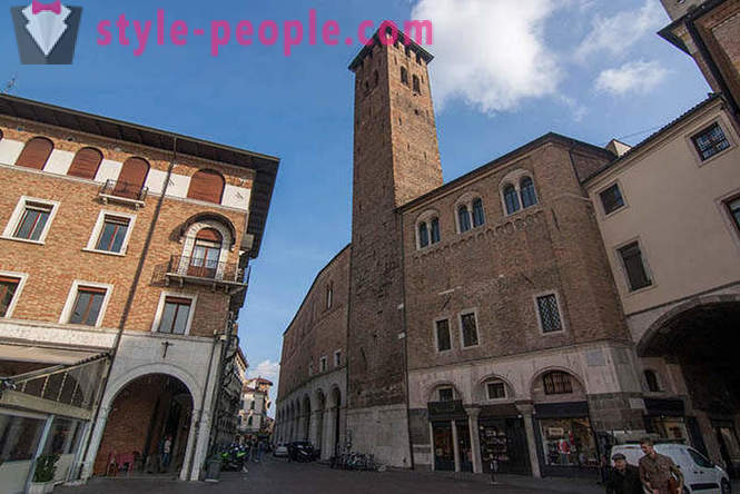 Kävele kaupungissa Italiassa Padovan