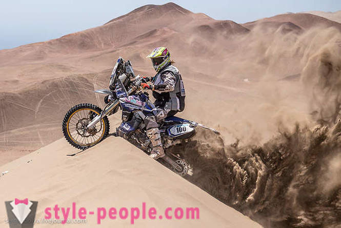 Dakar 2014 Vaaralliset rodun Chilen autiomaassa