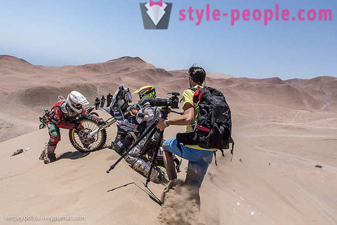 Dakar 2014 Vaaralliset rodun Chilen autiomaassa
