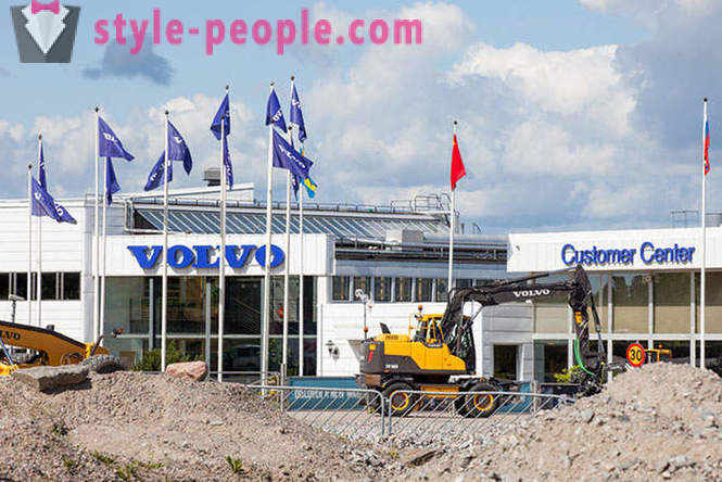 Monikulmio Volvo Construction Equipment Ruotsissa