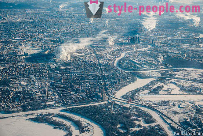 Winter Moskova lintuperspektiivistä