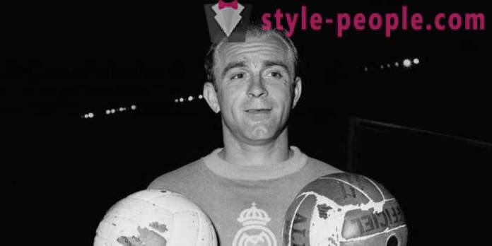 Jalkapalloilija Alfredo Di Stefano: biografia ja mielenkiintoista