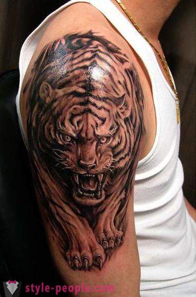 Tärkein arvo tiikeri tatuointi